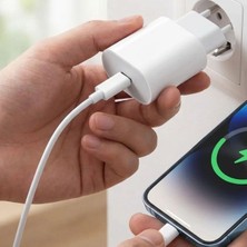 Uravas Store 20W Hızlı Şarj Adaptörü Usb-C To Lightning Kablolu – Pd Destekli Süper Hızlı Şarj Cihazı (5528)