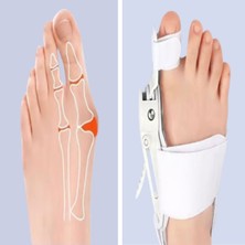 Uravas Store Ayarlanabilir Ayak Baş Parmak Kemik Düzeltici – Halluks Valgus (Bunyon) Aparatı, Gece Gündüz Kullanıma Uygun Ayak Düzeltme Ateli (5528)