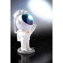 Uravas Store Astronot Bluetooth Hoparlör Gökyüzü Projektör Gece Lambası