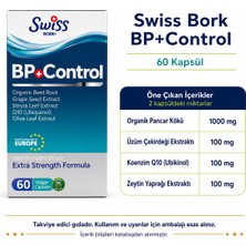 Uravas Store Swiss Bork Bp+Control Bitkisel Kompleks ve Koenzim Q10 60 Kapsül