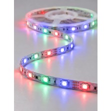 Uravas Store 5 Metre Kumandalı Rgb LED Şerit 2835 Smd Dekoratif Tv Oda Masa Arkası Aydınlatma