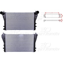 Volkswagen Jetta Golf 6 2009- Turbo Radyatörü Intercooler 615X405X32 1K0145803AF Wisco