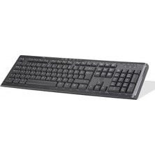 Pileli Store K10 Multimedya Klavye USB - Siyah 6CB78PA