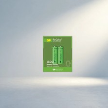 Uravas Store Şarjlı 1300MAH Aa Kalem Pil Iki Adetli Kart Seti