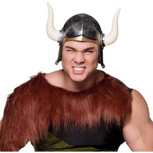 Uravas Store Mega Boynuzlu Viking Ivar Kaskı Eskitilmiş Desen Gümüş Renk