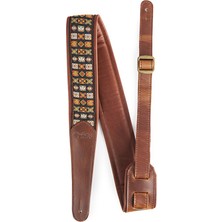 Martin Festival Jacquard Deri Gitar Askısı - Sarı