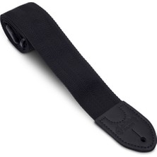 Martin Nylon Deri Uçlu Gitar Askısı - Siyah
