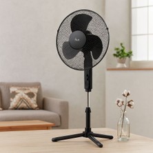 Uravas Store 16" (41 Cm) Teleskopik Katlanır Ayaklı Vantilatör - Metal Kafes, 3 Kademe