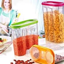 Renas Store 2 Kapaklı Ölçekli Erzak Saklama Kabı - 1,2 Litre - SA930 (5528)