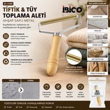 Renas Store Ahşap Saplı Metal Tiftik Tüy Toplama (5528)