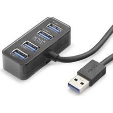 Uravas Store USB Type-C 3.1 Gen1 Hub 4 Port 5 Gbps Siyah HDX7055