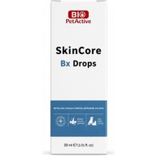 Baron Pet Bio Petactive Skin Core Bx Drops Kedi Köpek Deri Tüy Bakım Damlası Biotin Çinko Kolajen 30 ml
