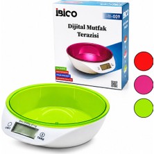 Renas Store Dijital - Pilli Mutfak Terazi Tartı Kaseli - 5kg/1gr