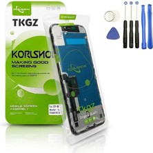 Tkgz Iphone 14 Pro Max Uyumlu Korlshow LCD Ekran Dokunmatik Yüksek Kalite LCD + Tamir Seti