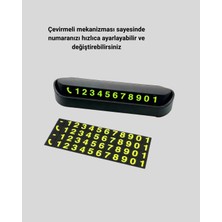 Renas Store Alüminyum Kasa Gri Çevirmeli Araç Içi Telefon Numaratörü