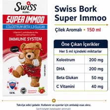 Renas Store Swiss Bork Super Immoo Çilek Aromalı Sıvı Takviye 150 ml