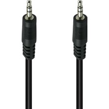 Renas Store PM-1843 Siyah 3.5mm Erkek-Erkek 5 Metre Stereo Aux Ses Kablosu