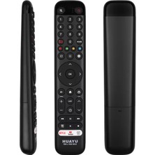 Renas Store RM-L1508 Tcl Max Netflix Youtube Prime Video Tuşlu LCD LED Tv Kumanda