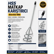 Solestar Hss Matkap Karıştırıcı 80X450 mm