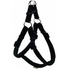 Renas Store Konfor Ronin Dokuma Köpek Göğüs Tasması Siyah 2X55-65 cm