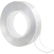 Renas Store SN-24358 20MM 3 Metre Çift Taraflı Nano Teknoloji Süper Yapıştırıcı Şeffaf Bant