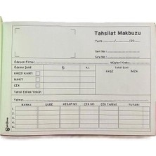 Gülpaş Bayındır Tahsilat Makbuzu Otokopili 2 Nüsha BME0640