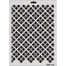 Ceylan Adam Mey Ithalat® Rich New Seri N-163 Stencil 35X25 cm
