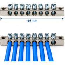 Meepo Toprak Barası 8 Delik 63A ( 6 x 8 ) Kalay Kaplamalı