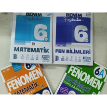 Eser Benim Hocam Yayınları 6. Sınıf Matematik+Fen  Benim Fasikülüm Test Soruları Içeren Ciltsiz Kitap+Fenomen    6A Matematik+Fen Soru Bankası