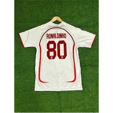 Bps A.c Milan 2007 Ronaldinho Nostalji Forması (Beyaz)