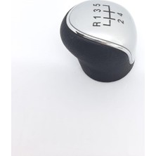 Keyron Hyundai Accent Era Gri Şemalı Deri Vites Topuzu 5  Vites