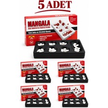 Tombi-X Mangala Zeka ve Strateji Oyunu 5’li Set – Eğitici Akıl ve Mantık Oyunu – Çocuk ve Aile Oyunu