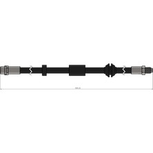 Cavo C900601A Ön Frem Hortumu Volvo C70 Iı Convertible (542) 03/06-12/13-Volvo S40 Iı (544) 12/03-12/12-Volvo V50 (54 30666997-30681724-30683556-30714412