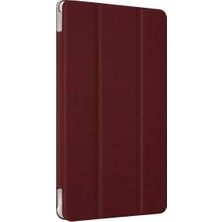 Pk Wear Samsung Galaxy Tab A9 Kılıf Tablet Smart Kılıf - Mürdüm