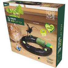 TeknoKapsül Halo Eco Kedi Oyuncağı Siyah 30,5X30,5X5,5 cm