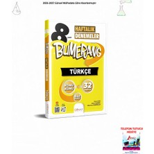 2026-2027 Günay Yayınları 8. Sınıf Bumerang 32 Haftalık Türkçe Denemeleri Tekil Ürün