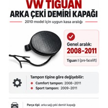 Makerium Volkwagen Tiguan 2008-2011 Arka Çeki Demir Kapağı