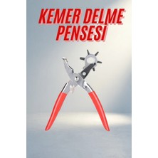 Renas Store Ergonomik Kemer Delme Pensesi 6 Farklı Boyutla Deri Ürünler Için
