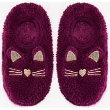 Penti Koyu Mor Cuteness Kedi Desenli Çetik