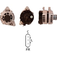 Genon 6109 Alt. Alternator 12V 150 Amp Hyundai Santa Fe 2.0 Crdi / Kıa Sorento - Sportage 2.0 Crdi 37300-2F100