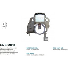 Genon M050 Alt. Konjektor 12V Mazda 323 / Mitsubishi Colt - Galant - Lancer / Hyundai Excel - Elentra (L. R) VR-H2009-9H-IM266-A866X07570