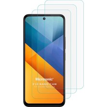 Store Xiaomi Poco M6 5g Screen Protector Nano Glass Cam Ekran Koruyucu (3`lü Paket) [poco M6 5g ile Uyumlu Ekran Koruyucu - Şeffaf]