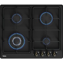 Teka EH 60 4G AI AL TR CI Ankastre Emaye Wok Gözlü Gazlı Country Ocak Ankastre Gazlı Ocak 4 Gözlü Döküm Izgara Antrasit  Emaye Wok Gözlü 60 cm 40225036 Siyah Modern Tasarım
