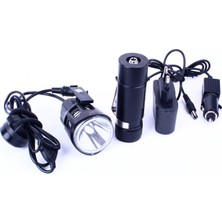 Pileli Store Profesyonel Bisiklet Lambası Güçlü LED Aydınlatma Gece Sürüş Güvenliği WT-272