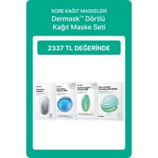 Dr. Jart+ Dermask 4'lü Kağıt Maske Seti | Nemlendirici, Yatıştırıcı, Sıkılaştırıcı, Arındırıcı Etki