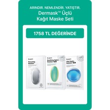 Dr. Jart+ Dermask 3'lü Kağıt Maske Seti | Nemlendirici, Yatıştırıcı, Sıkılaştırıcı Etki