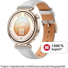 Huawei Watch GT 7 41 mm Akıllı Saat - Gri / Altın, 14 Güne Varan Pil Ömrü, Kayak ve Bisiklet Modları, iOS ve Android Uyumlu