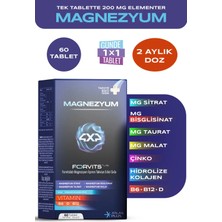 Forvits Lab Magnezyum 60'lık Cam Şişe