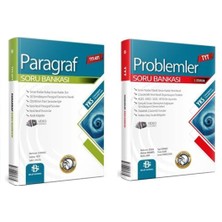 Bilgi Sarmal Yayınları Paragraf ve Problemler Soru Bankası Seti 2 Kitap Üniversite Hazırlık İçin