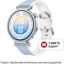 Huawei Watch GT 7 41 mm Akıllı Saat - Mavi, 14 Güne Varan Pil Ömrü, Kayak ve Bisiklet Modları, iOS ve Android Uyumlu